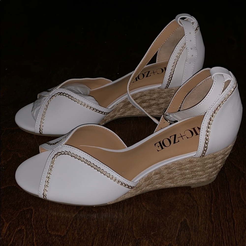 White Wedge Espadrilles